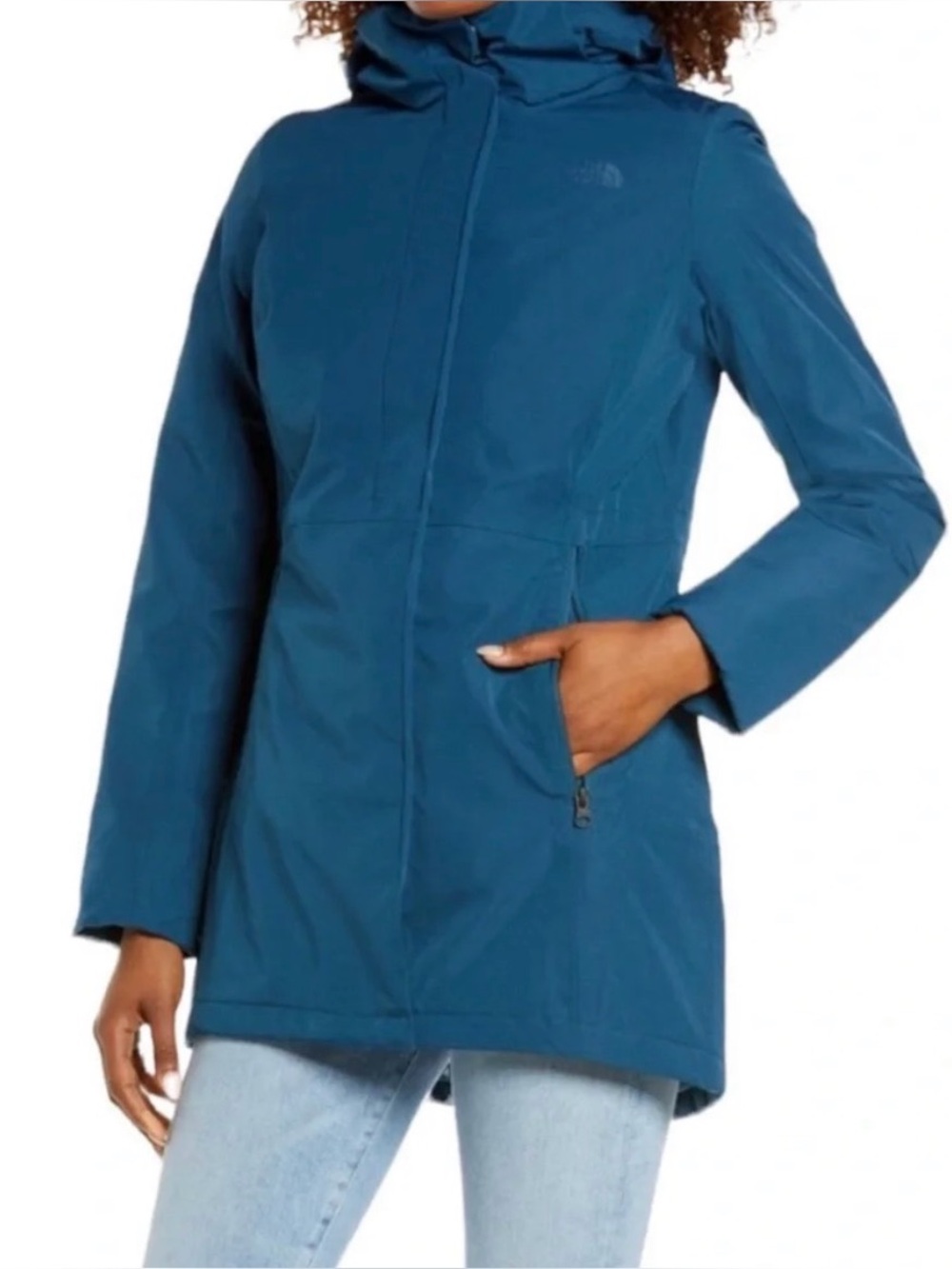 The North Face Women's Tephra Parka in Teal Blue